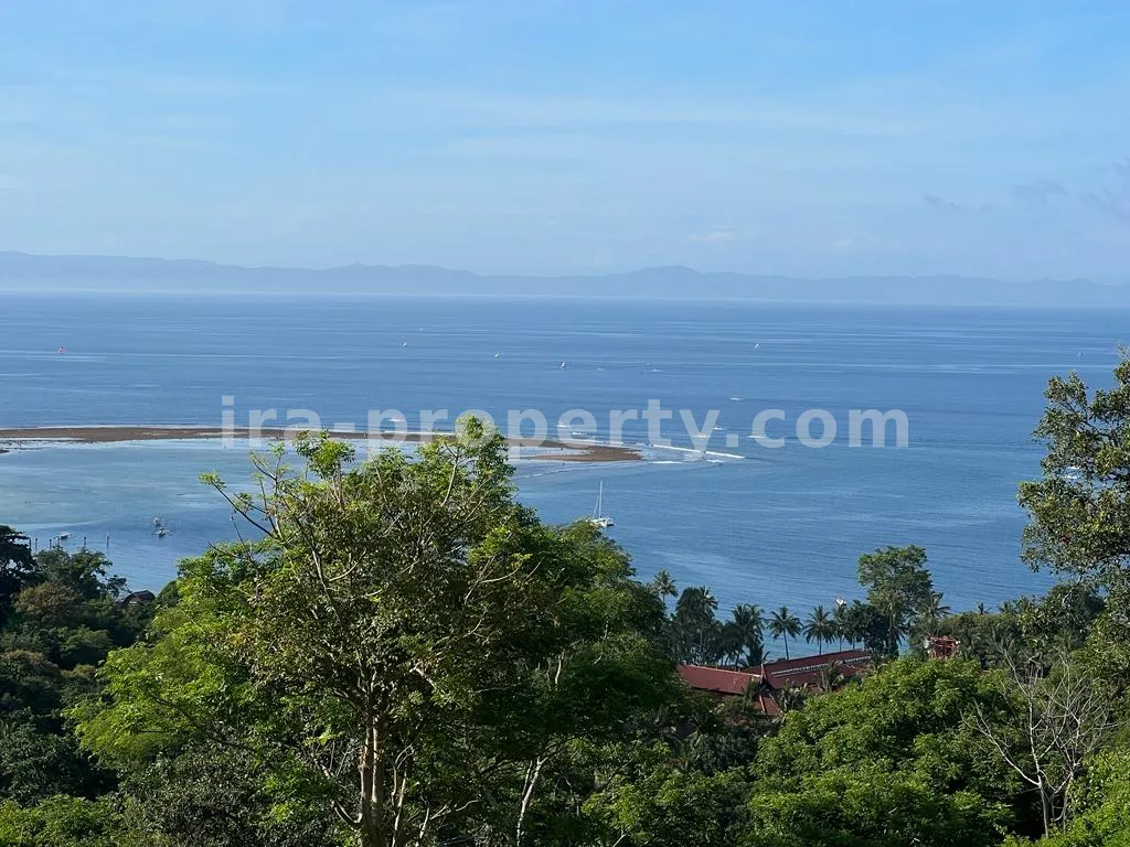 Tanah Penuh Pemandangan Laut Pantai di Senggigi Pusat - 329 - 3