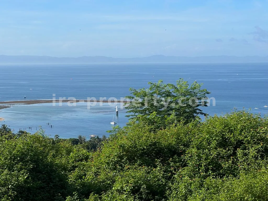 Tanah Penuh Pemandangan Laut Pantai di Senggigi Pusat - 329 - 4