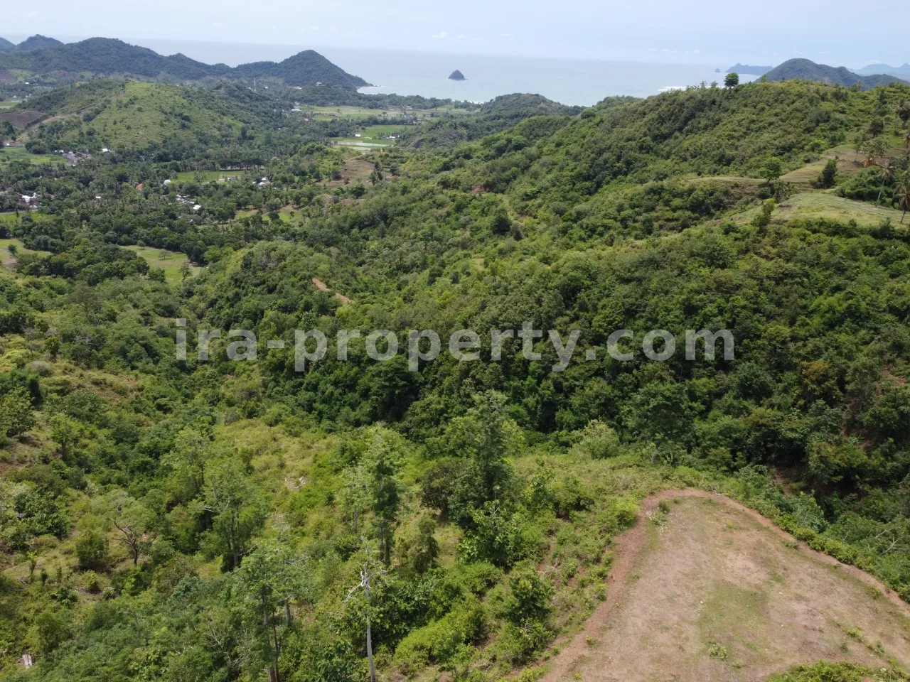 Tanah Pemandangan Laut Dijual di Selong Belanak - 438 - 5