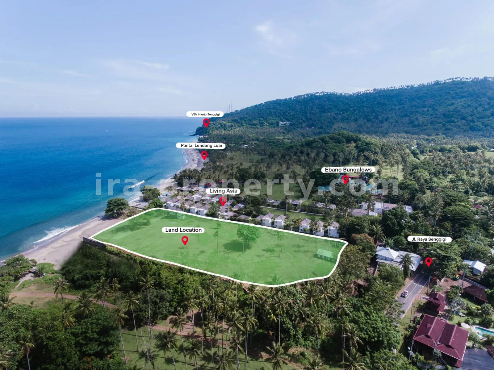 Senggigi Beachfront Land near Living Asia