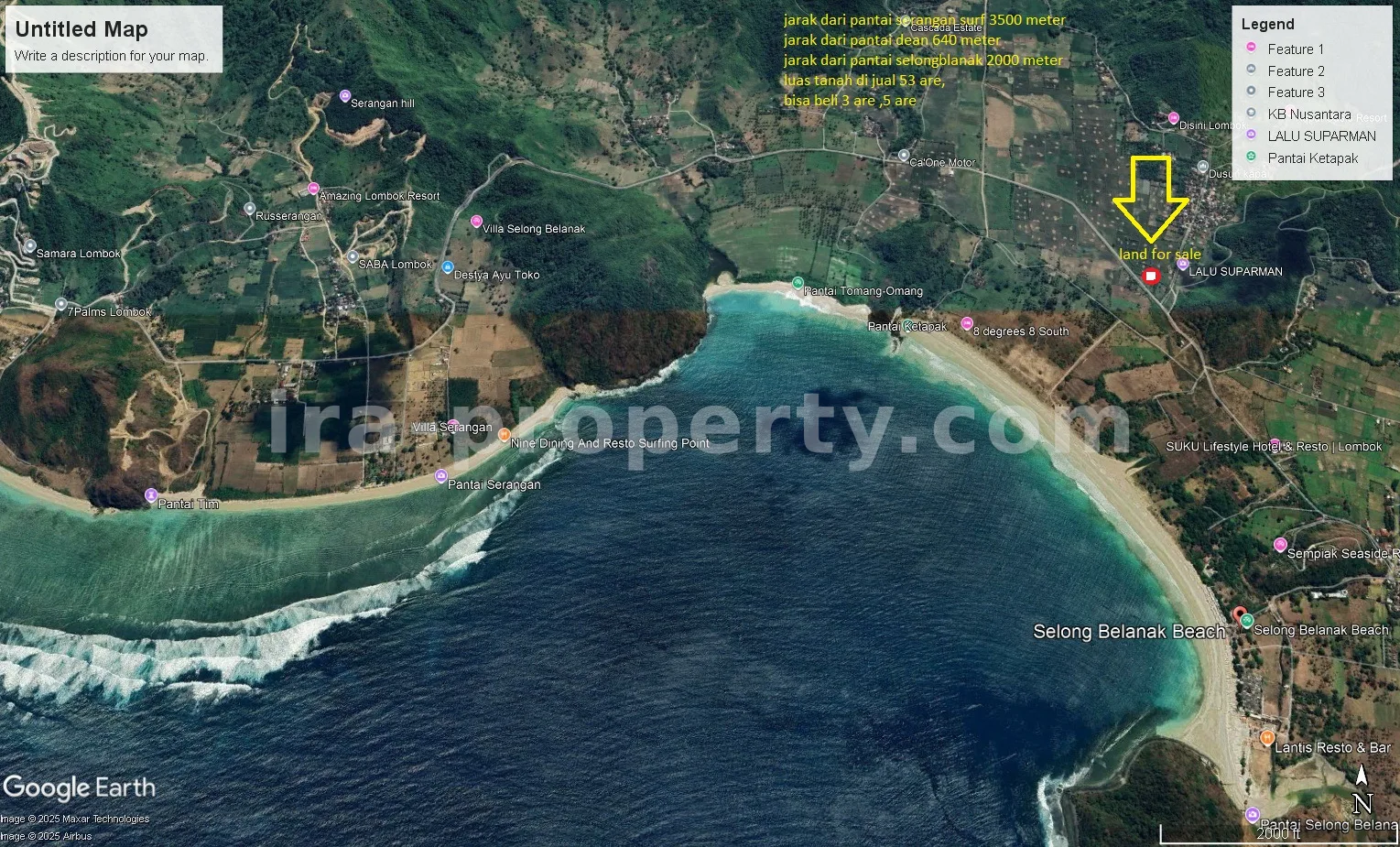 Land Plot for Sale in Selong Belanak, Central Lombok - 495-2 - 4