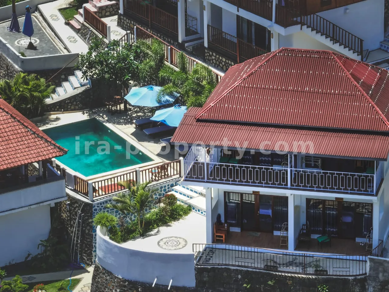 Vila Pemandangan Laut Mewah di Kuta Mandalika Pusat, Lombok - 443 - 11
