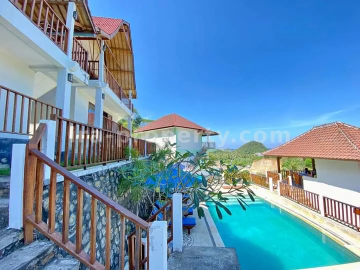 Vila Pemandangan Laut Mewah di Kuta Mandalika Pusat, Lombok - 443 - 6