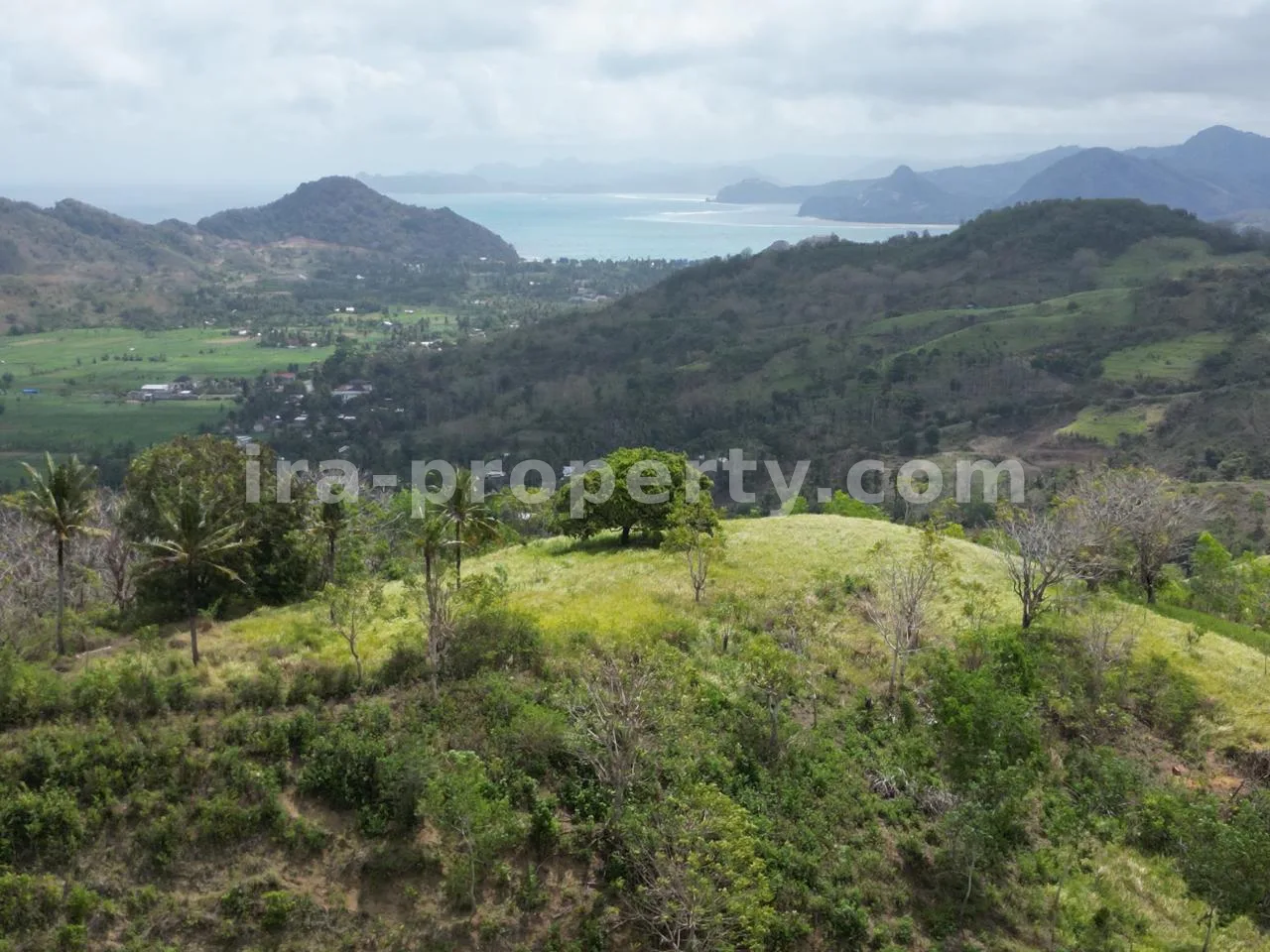 Tanah Pemandangan Laut Dijual di Selong Belanak dekat Kuta Mandalika - 516 - 5