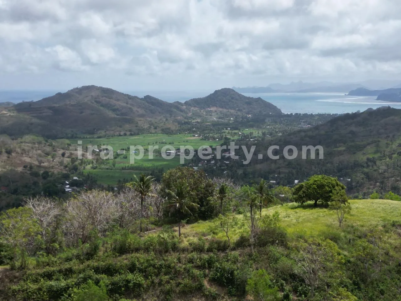 Tanah Pemandangan Laut Dijual di Selong Belanak dekat Kuta Mandalika - 516 - 6