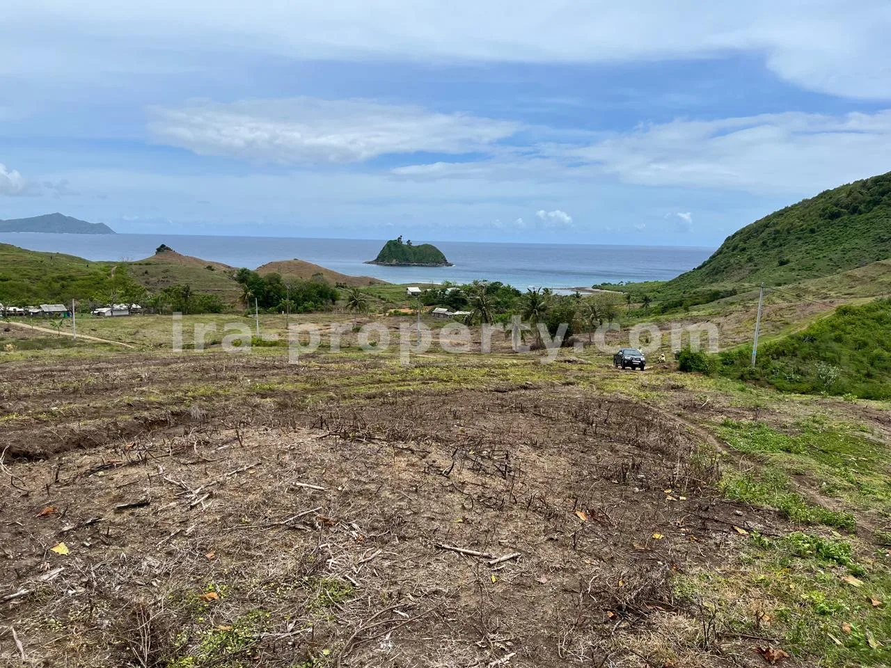 Tanah Pemandangan Laut di Pengantap, Buwun Mas, Lombok Barat - 532 - 1