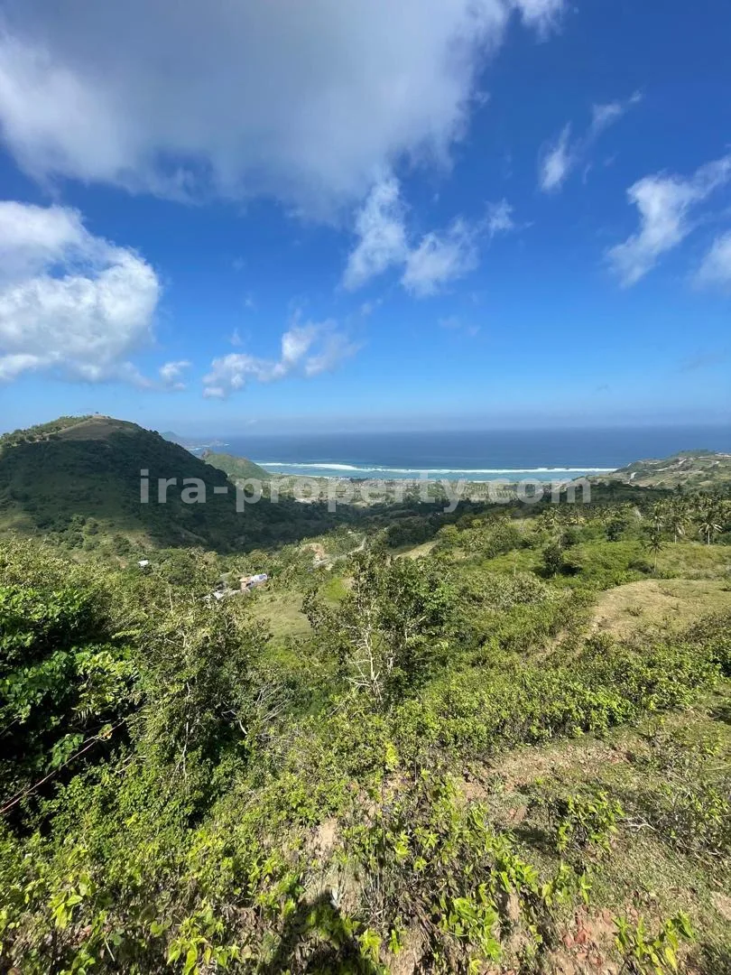 Tanah Unggulan 37-Are Bukit – Pemandangan Dua Samudra & Lembah di Torok Aiq Beleq, Lombok Selatan - 557-2 - 3